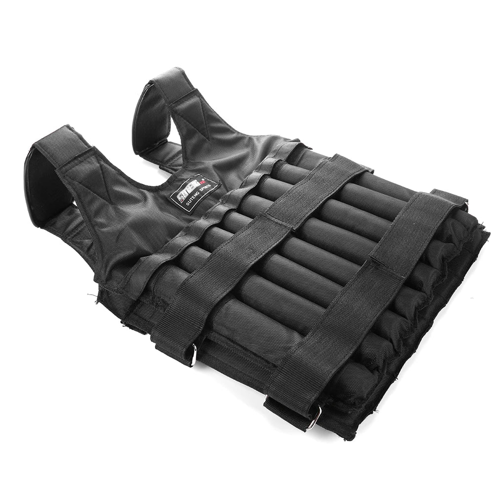 Durable Weighted Vest Adjustable Weight Training Exercise Waistcoat