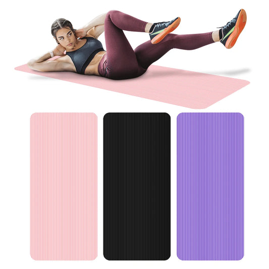 Yoga Mat Pilates Floor Mat 10mm Thick Solid Color Fitness Mat Multi-Function Yoga Workout Mat for Yoga Pilates
